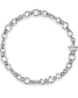 David Yurman Mercer® Chain Necklace In Sterling Silver With Diamonds, 8mm