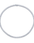 Norman Silverman 18k White Gold Diamond Necklace
