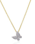 Phillips House 14k Yellow Gold Symphony Petite Butterfly Diamond Necklace
