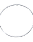 Norman Silverman 18k White Gold Diamond Necklace