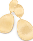 18k Yellow Gold Lunaria Drop Earrings