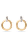 Marco Bicego 18K White & Yellow Gold JAIPUR Diamond Earrings