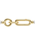 18k Yellow Gold 5x5.5mm Pearl Strand Necklace