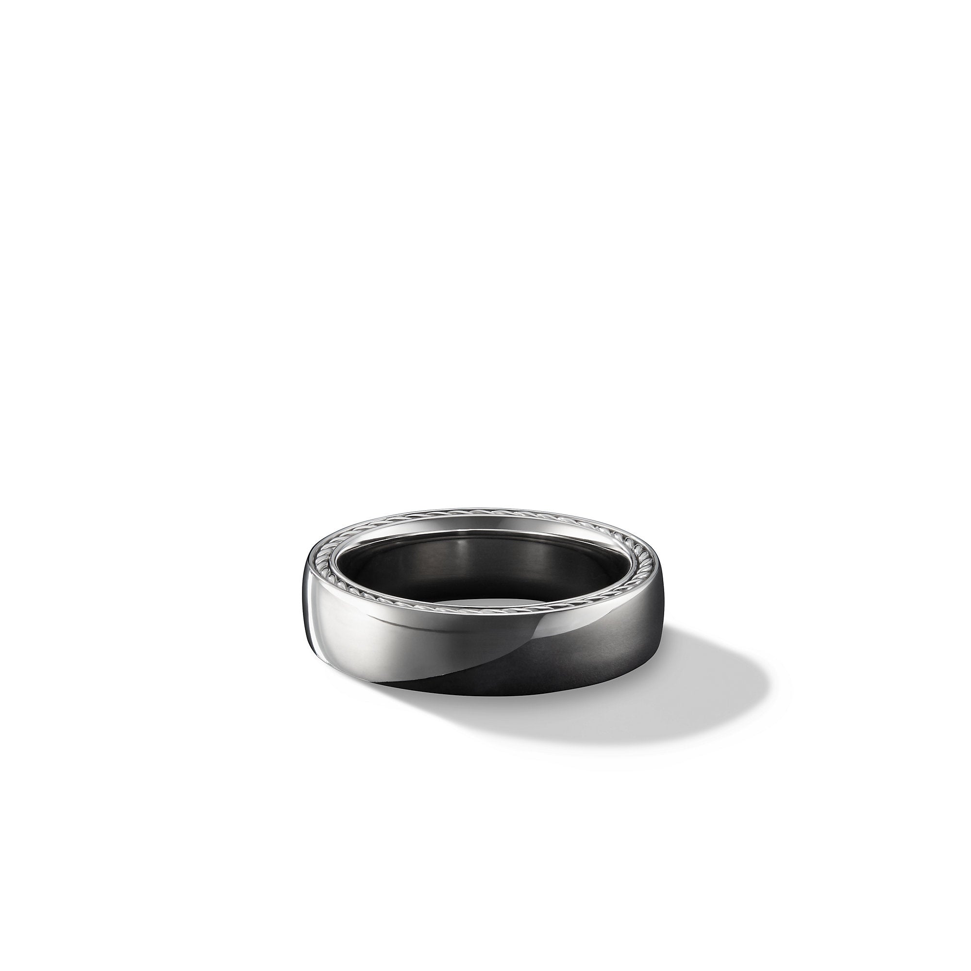 Streamline Band Ring In Platinum 6mm