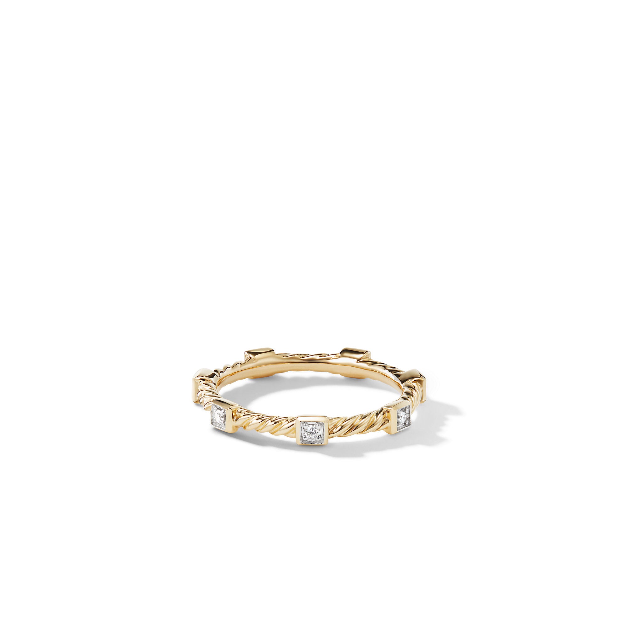 2mm Cable Stack Band Ring Di 18k