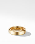 6mm Beveled Band Ring 18k