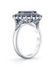 Omi Prive Platinum Colored Gemstone & Diamond Ring