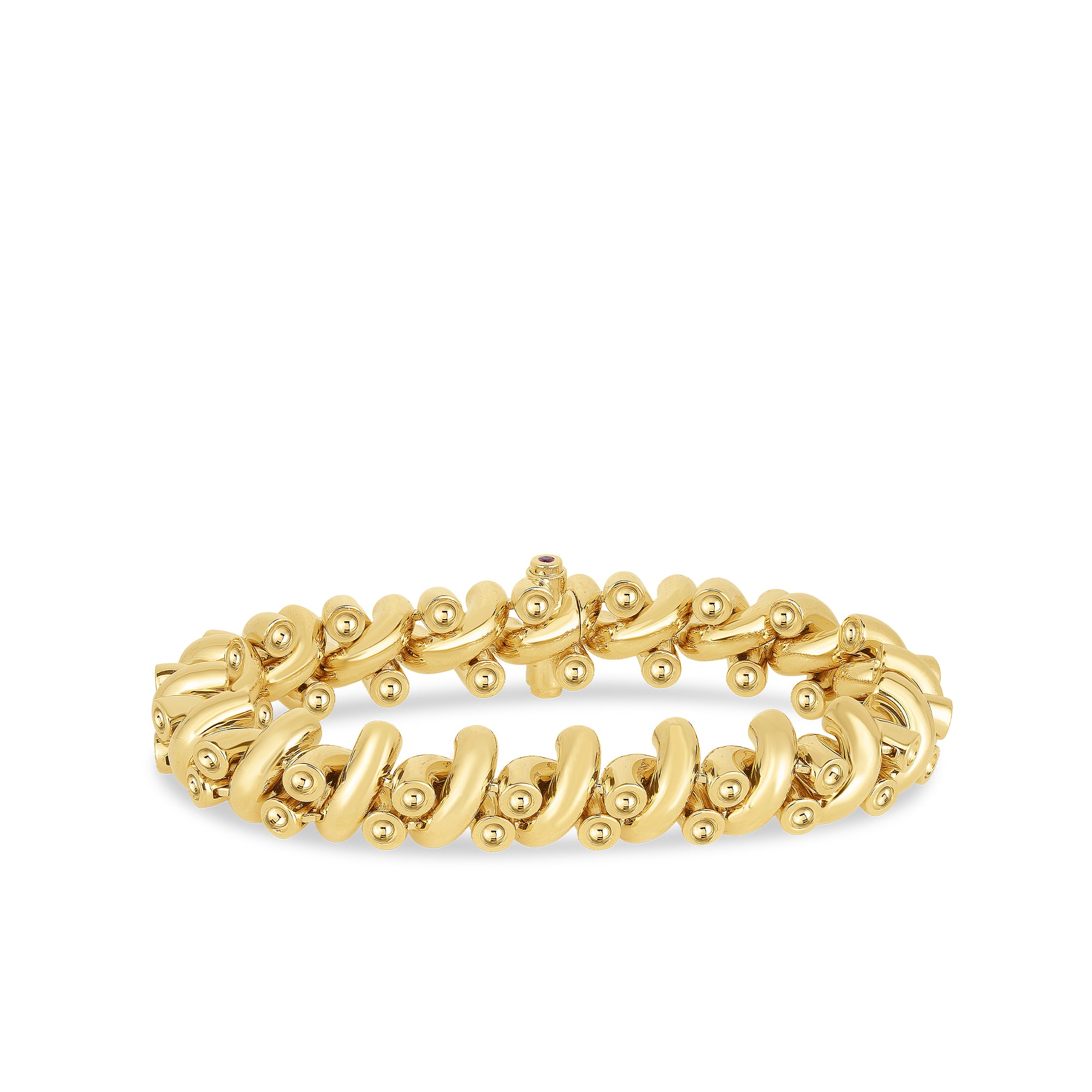 Roberto Coin 18k Yellow Gold Reversible Link Bracelet