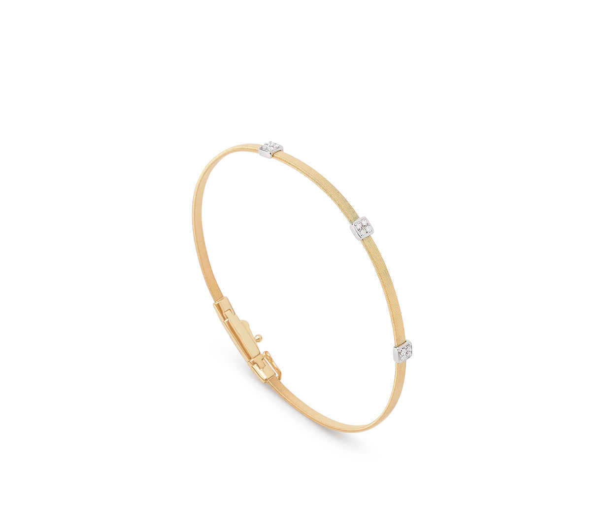 18k Yellow Gold Masai Diamond Bracelet