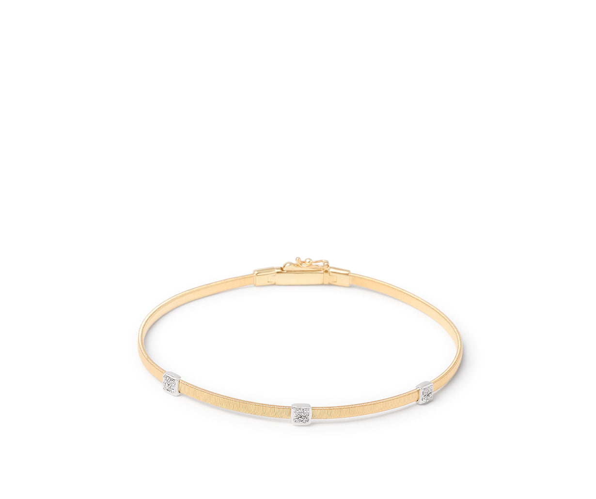 18k Yellow Gold Masai Diamond Bracelet