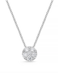 Memoire 18k White Gold Harmony Diamond Necklace