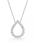 Memoire 18k White Gold Diamond Necklace