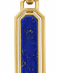 David Yurman Streamline® Inlay Amulet In 18k Yellow Gold With Black Onyx And Lapis, 30.7mm