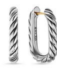 David Yurman Madison® Cable Hoop Earrings In Sterling Silver, 24.3mm