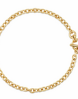 David Yurman Mercer® Toggle Chain Necklace In 18k Yellow Gold With Diamonds, 8mm