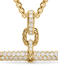 David Yurman Madison® Toggle Pendant In 18k Yellow Gold With Diamonds, 20.2mm