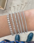 Brown & Co. 18K White Gold Diamond Tennis Bracelet