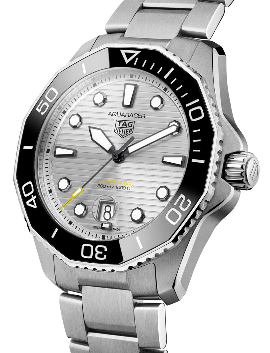 Tag Heuer Steel 43mm Automatic Aquaracer Watch