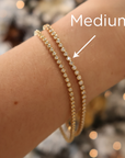 Memoire 18k Yellow Gold Line Bracelet