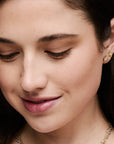 Penny Preville 18k White Gold Petite Penny Diamond Star Stud Earrings