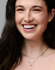 Penny Preville 18k White Gold Petite Penny Diamond Star Stud Earrings