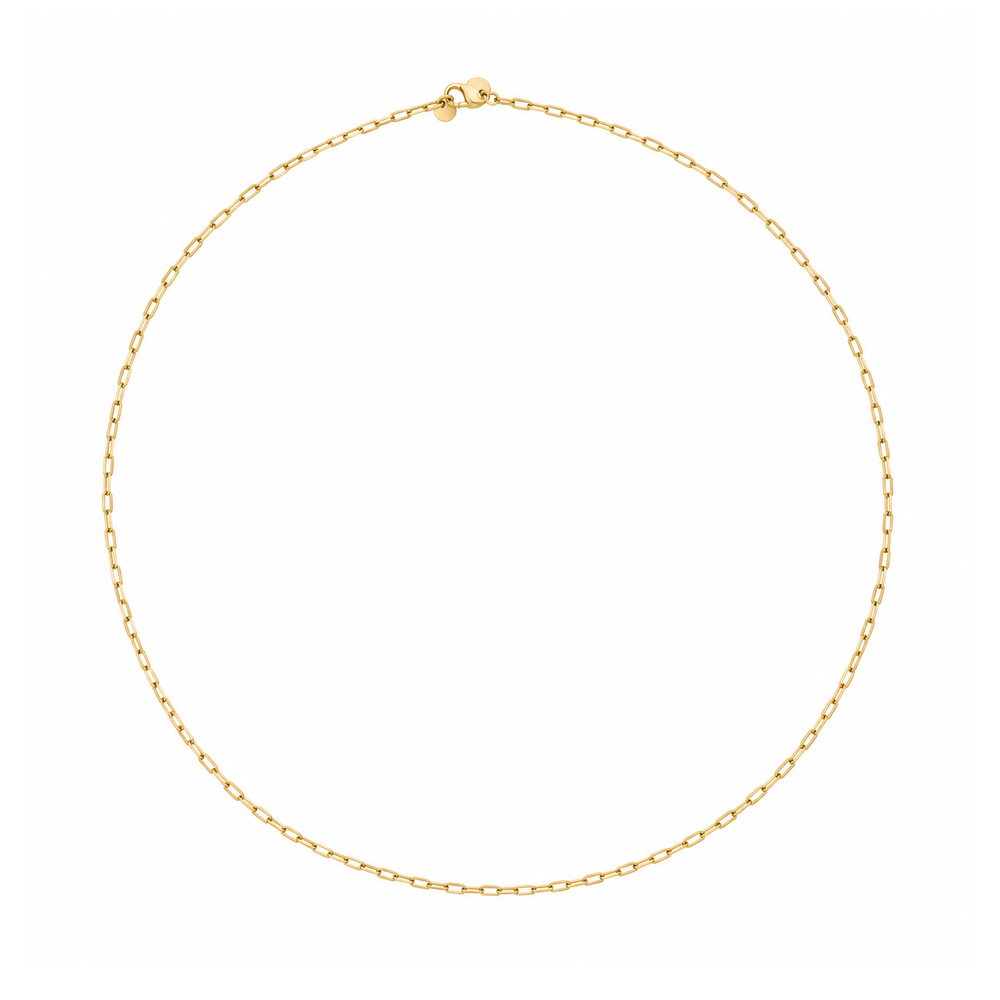 Mini Paperclip Necklace Chain
