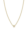 Box Chain Diamond Pendant Necklace, 0.10ctw