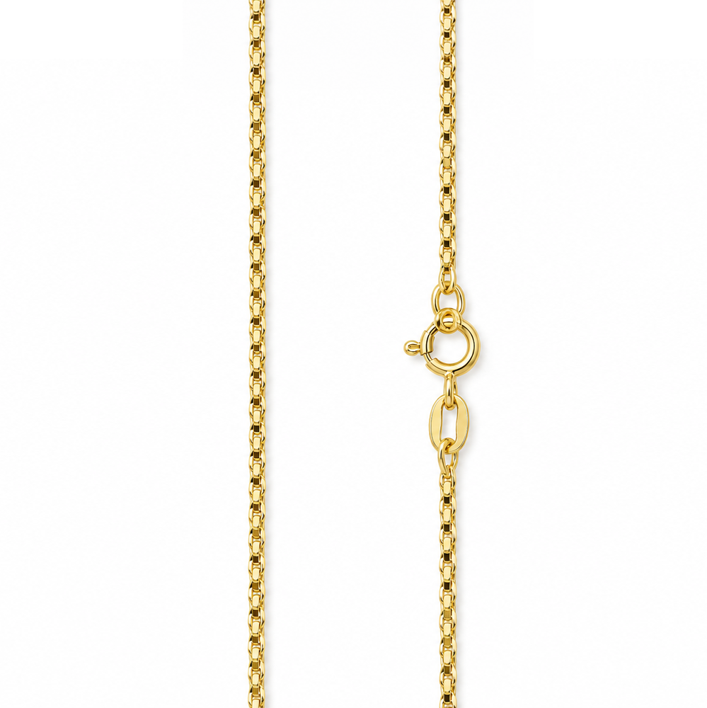 Pre-owned Flat Link Chain, 17.75"