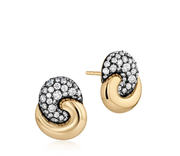 Diamond Duet Earrings, 1.13ctw