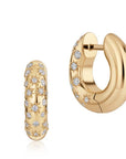 Scattered Diamond Hoop Earrings, 0.48ctw