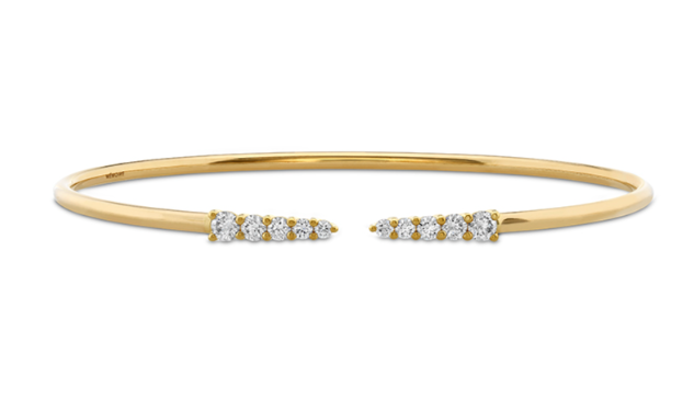 Pointed Diamond Cuff Bracelet, 0.46tw