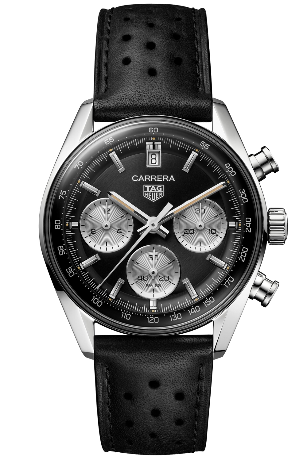 Tag Heuer Steel 39mm Automatic Carrera Watch