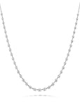 Memoire 18k White Gold Serena Diamond Station Necklace