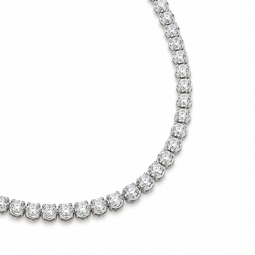 Small Diamond "Cupcake" Necklace, 3.75ctw