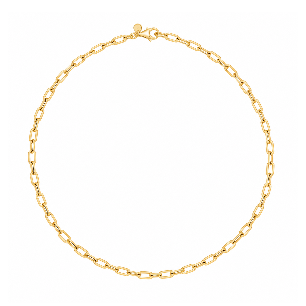 Paperclip Necklace, 17 inches