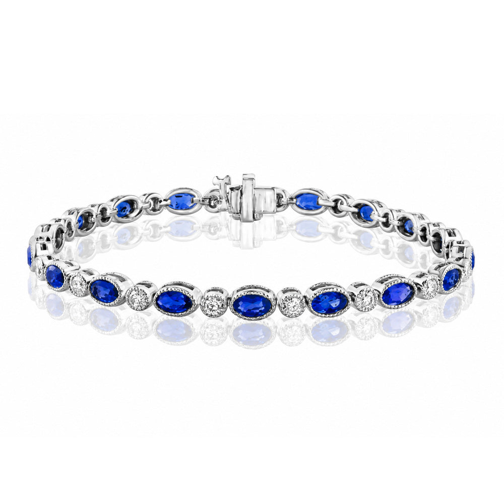 Sapphire &amp; Diamond Bracelet