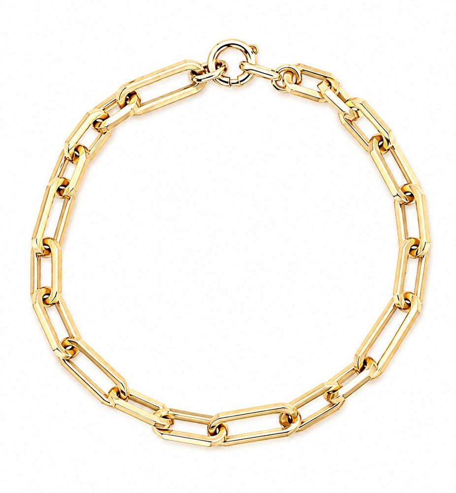 Hex Link Bracelet, 8.75 in