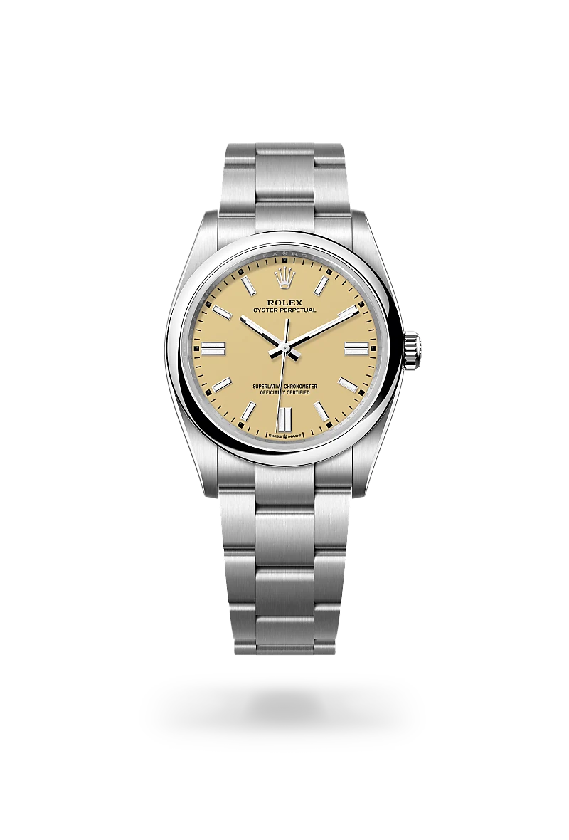 Rolex Oyster Perpetual 36 in Oyster, 36 mm, Oystersteel