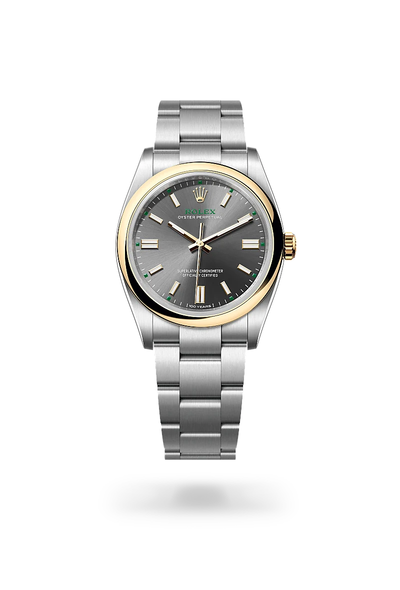 Rolex Oyster Perpetual 36 in Oyster, 36 mm, Oystersteel and yellow gold