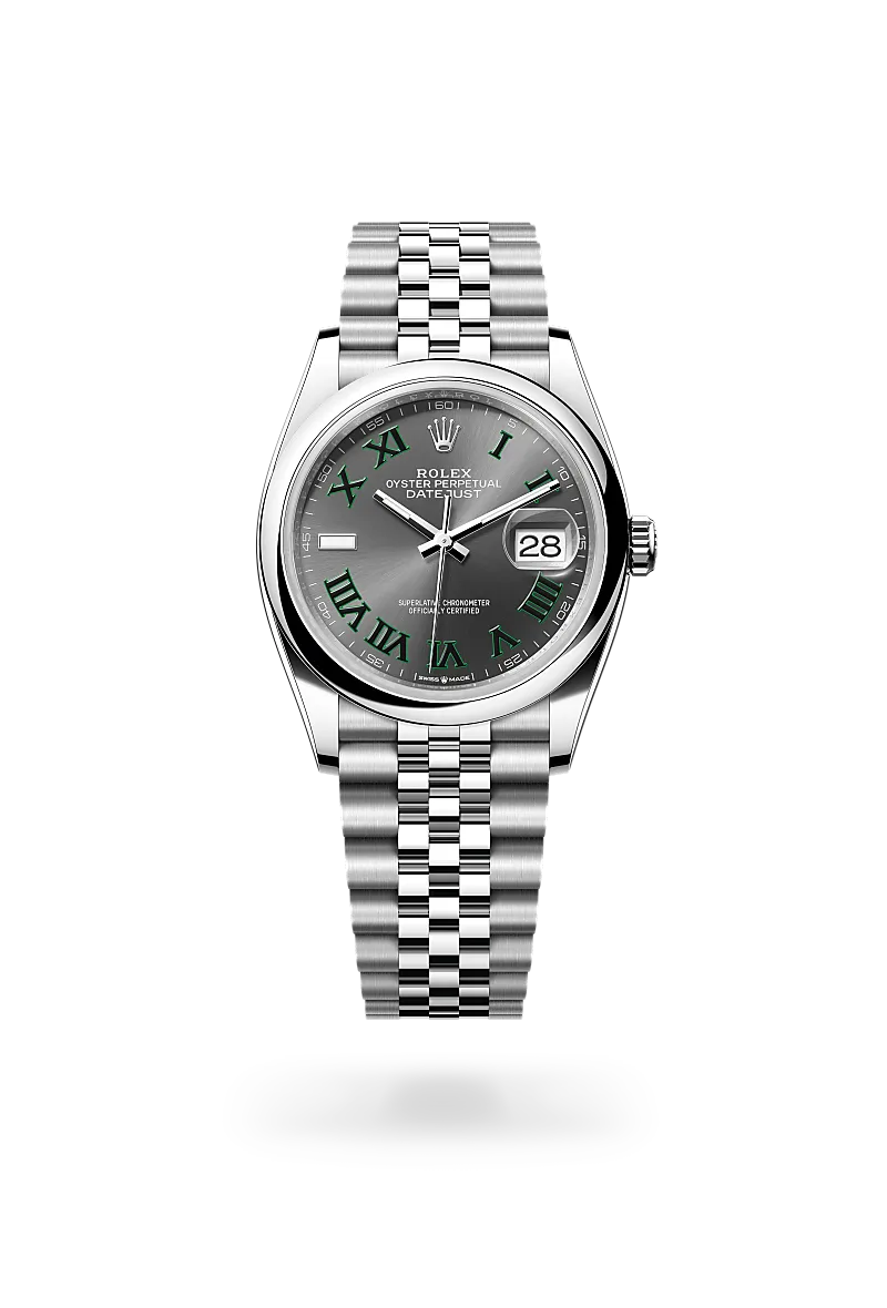 Rolex Datejust 36 in Oyster, 36 mm, Oystersteel