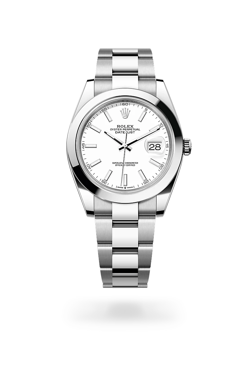 Rolex Datejust 41 in Oyster, 41 mm, Oystersteel