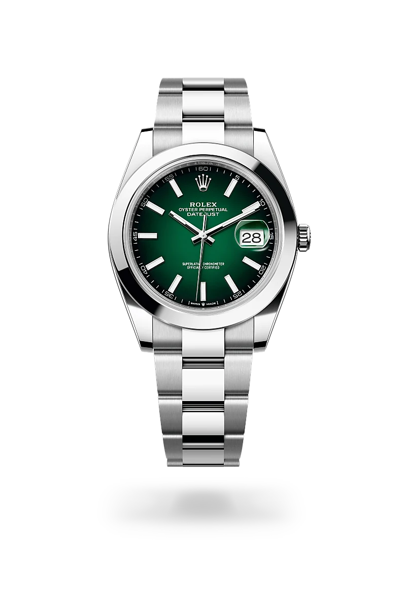 Rolex Datejust 41 in Oyster, 41 mm, Oystersteel