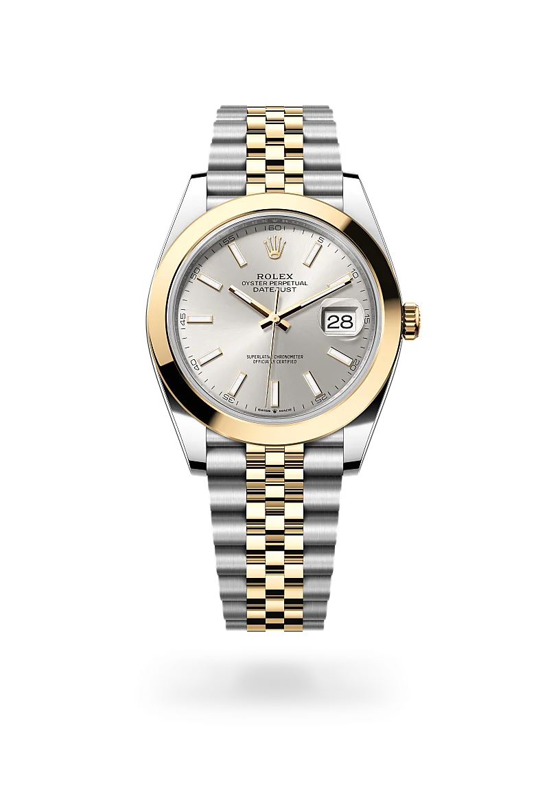 Rolex Datejust 41 in Oyster, 41 mm, Oystersteel and yellow gold