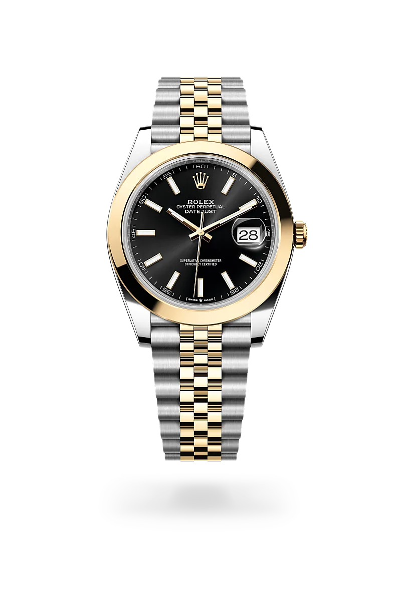 Rolex Datejust 41 in Oyster, 41 mm, Oystersteel and yellow gold
