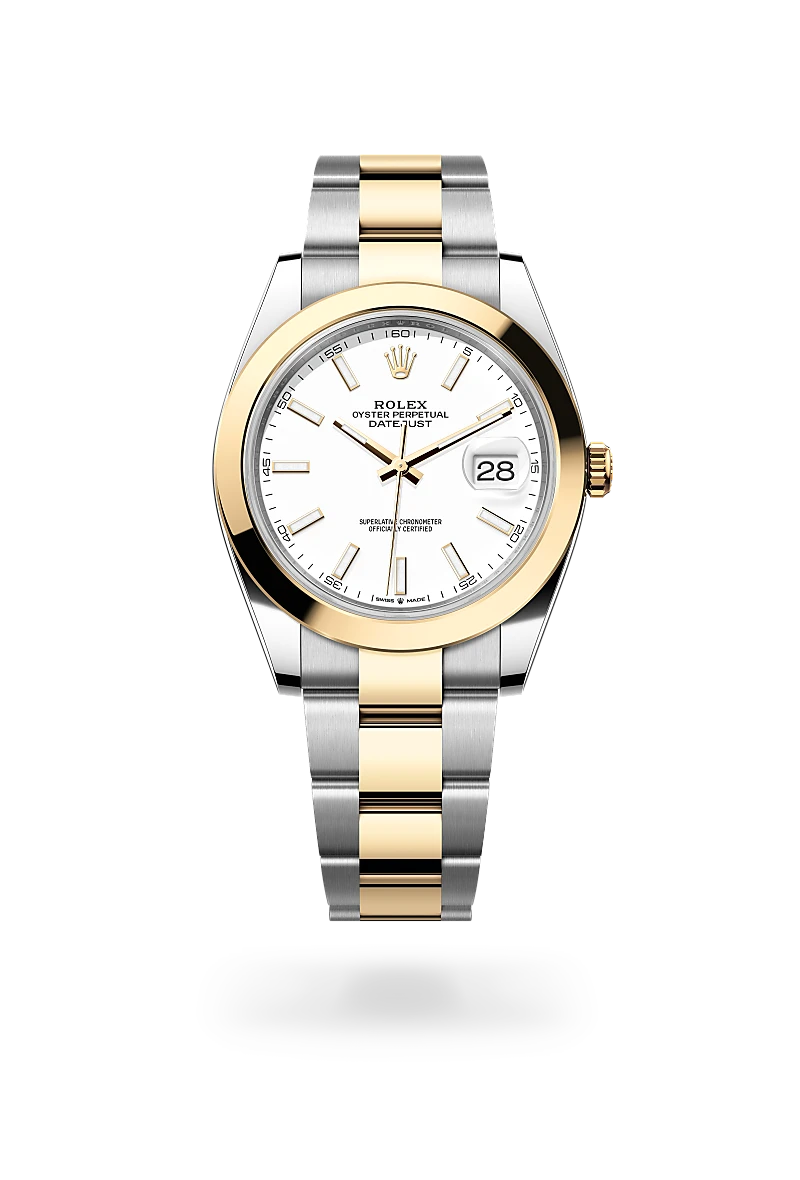 Rolex Datejust 41 in Oyster, 41 mm, Oystersteel and yellow gold
