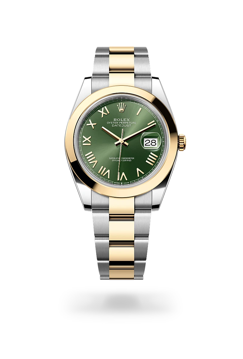 Rolex Datejust 41 in Oyster, 41 mm, Oystersteel and yellow gold