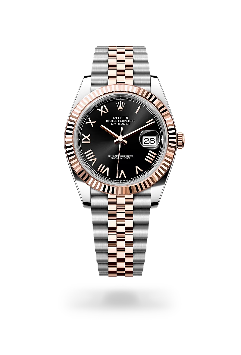 Rolex Datejust 41 in Oyster, 41 mm, Oystersteel and Everose gold