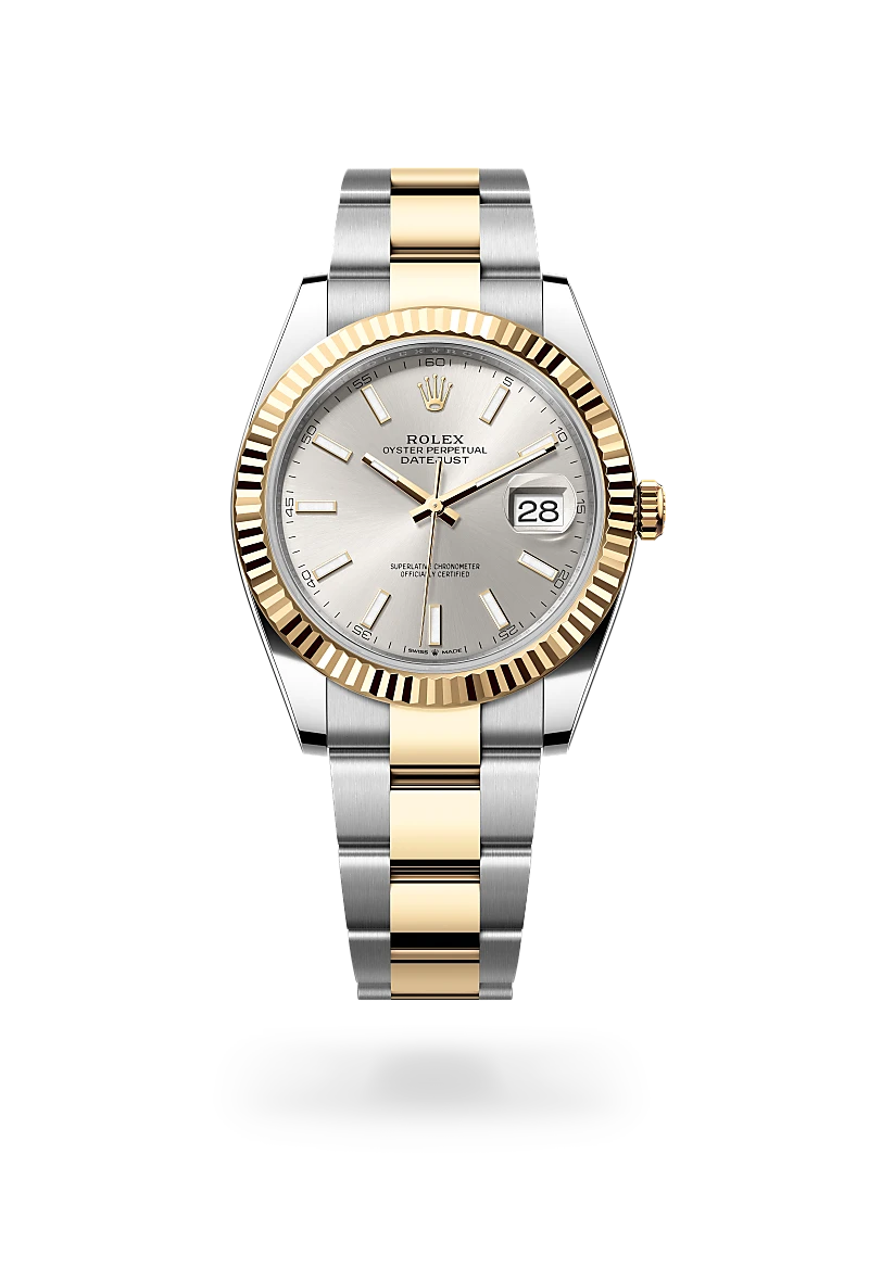 Rolex Datejust 41 in Oyster, 41 mm, Oystersteel and yellow gold