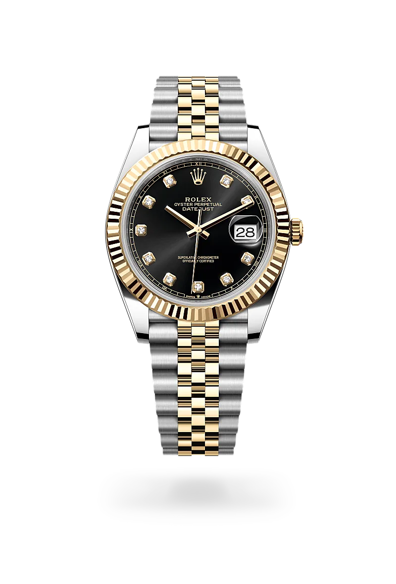 Rolex Datejust 41 in Oyster, 41 mm, Oystersteel and yellow gold