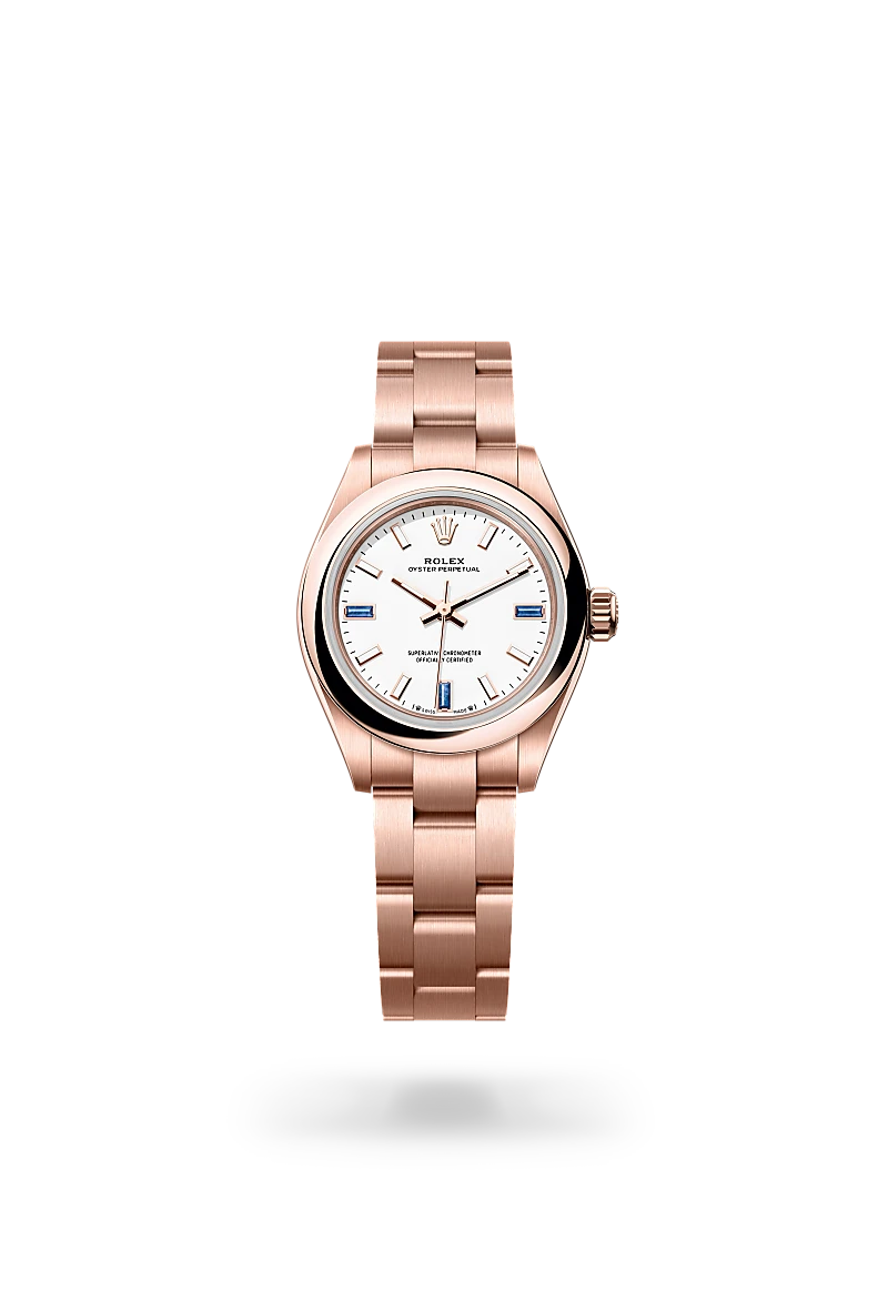 Rolex Oyster Perpetual 28 in Oyster, 28 mm, Everose gold